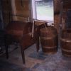 Barrels found in an upper attic May 7, 1987.  One contained over one thousand original William Miller documents.