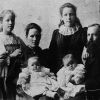 W. C. and May White with Ella, Mabel, and the twin boys Herbert and Henry