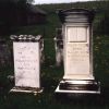 Grave markers of William Miller, died in 1849, and Lucy Miller, died in 1854.