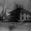 Second home of Uriah Smith, Van Buren Street, present site of Michigan National Bank Drive