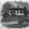Sketch of William Miller's house, Low Hampton, New York (near Whitehall), built in 1815.