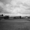 Rio Lindo Academy general view of the campus from the entrance road, 1960s