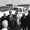 Mission aircraft, sponsored by the Quiet Hour, being dedicated in Dallas at the General Conference Session, 1980