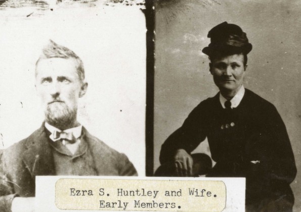Ezra S. Huntley and unknown wife