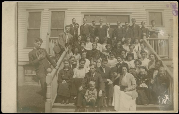 Adelphian Academy staff and students, 1910-1911 school year