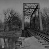 Clinton Theological Seminary : Missouri?ªKansas?ªTexas Railroad bridge near the Seminary