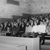 Wisconsin Academy students with Richard Hammill in the balcony at Pioneer Memorial Church, 1970