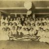 Mount Vernon Academy club or group of young women celebrate George Washington's birthday, 1919