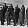 Medical Cadet Corps platoon training in the snow