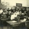 Typing class in the Walla Walla College Business Department, 1910-1911