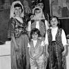 Curtis Miller and family, dressed in clothing from Turkey as part of the World Mission Exhibit at Andrews University Feb. 21 thru Mar. 1, 1967