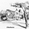 Elmshaven, Ellen G. White's home near St. Helena, California [drawing]