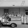 Glendale Sanitarium and Hospital laundry department staff, 1954