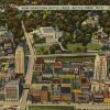 Aerial view of downtown Battle Creek, Michigan [drawing]