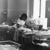 Hinsdale Sanitarium and Hospital staff care for newborn babies