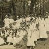 Washington Missionary College students on a picnic