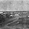 Guymore, Oklahoma, showing the location of the Seventh-day Adventist   revival   meeting tent location
