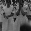 Hinsdale Sanitarium and Hospital nurses participate in a parade