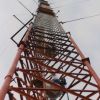 [Keith Ratliff and Mike Lorey climbing tower #3 at Adventist World Radio-Asia in Guam]