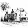 Sketch of Avondale College Haskell Hall