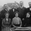 [Otto Julius Graf, president of Emmanuel Missionary College, along with faculty and staff]