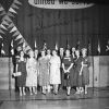 Group photograph of some of the attendees at the Andrews University alumni Homecoming weekend of 1960