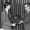 [Daniel A. Augsberger receives the Andrews University  Teacher of the Year  award for 1968-1969]