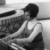 [Marie Jennings playing at the 1972 Andrews University alumni retreat in Florida]
