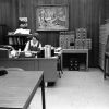[Louise Dederen working in the Adventist Heritage Room located in the James White Library]