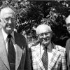 [C. Warren Becker with Paul Hamel and Olver S. Beltz at a convention of the Seventh-day Adventist Church Musicians' Guild]