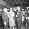 Andrews University alumni mingle and talk during Homecoming weekend of 1960