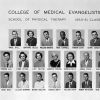 College of Medical Evangelists: School of Physical Therapy, 1950-51