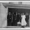 Uriah Wilton and Harriet B. Smith with an unknown group of people