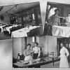 [Dining room, kitchen, and electric ironing room at Emmanuel Missionary College]