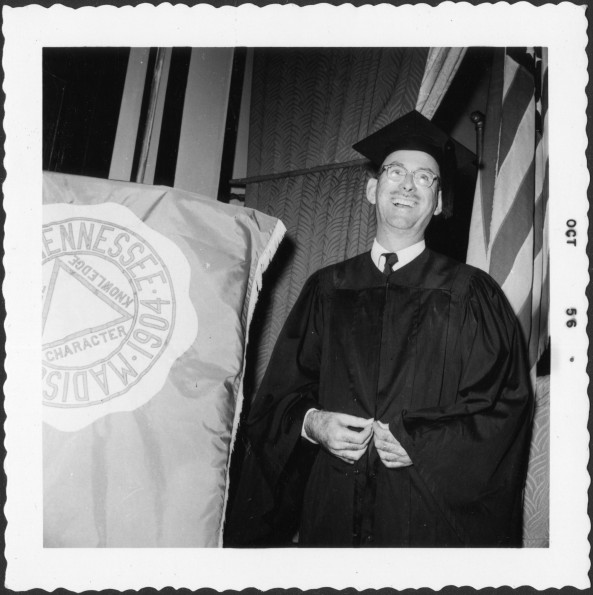 [Bernard Bowen receives his B.S. from Madison College]