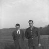 [Two unknown men, one in a World War II uniform]