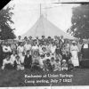 [Rochester church members at the Union Springs campmeeting on July 7, 1923]