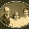 [Mary Kate Gafford with her parents, Henry and Mary Gafford]