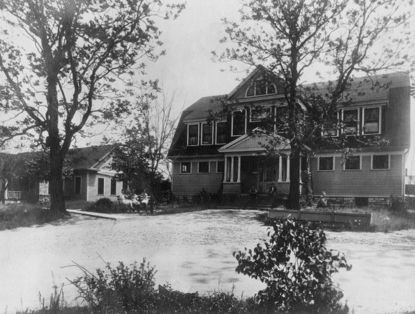 Kinne Hall and the Gotzian Home at Madison College