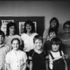 Norma Wolter and her students at B. J. Rowland Adventist School