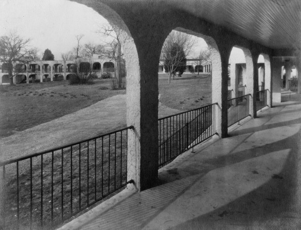 A view of Madison Sanitarium and its corridors