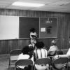 A student presentaion at Monroe Adventist School
