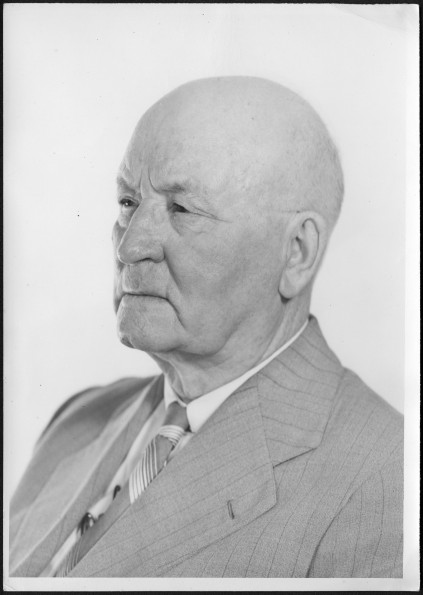 Edward A. Sutherland side view portrait