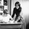 Barbara Schenck assisting a student at the Clinton Seventh-day Adventist School