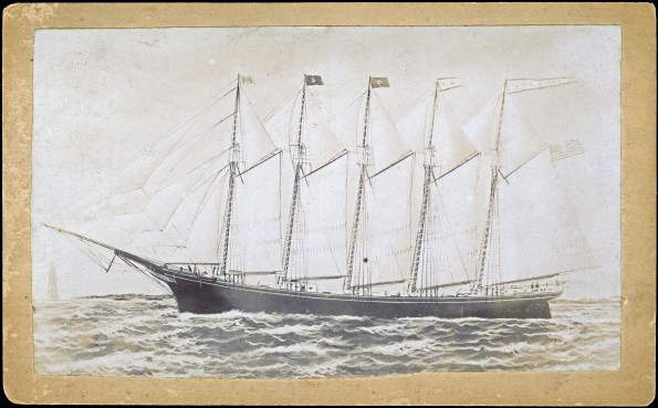 Schooner Governor Ames, which visited Pitcairn