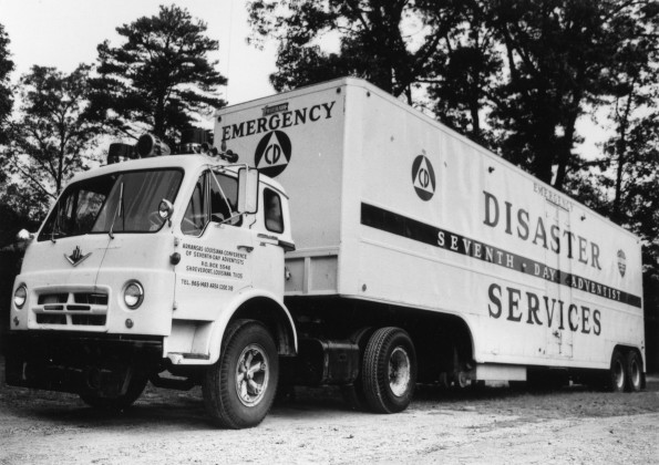 The Emergency Disaster Services truck for the Arkansas-Louisiana Conference