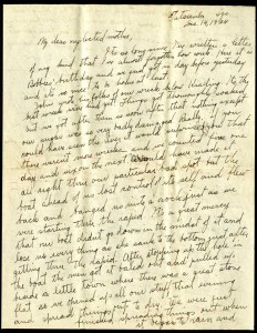 Letter that starts "My dear neglected mother"