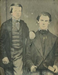 John N. Andrews with his brother William. John is on the right.