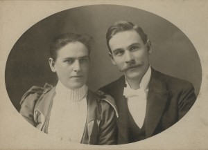 William W. Simpson and his wife Nellie.