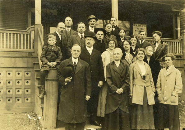 Leroy T. Nicola and group of unknown people